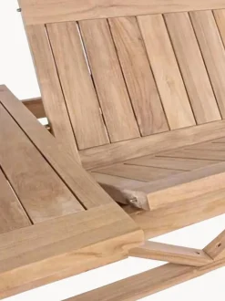Mesa extensible para exterior de teca Maryland
