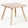 Mesa infantil de madera de caucho Dilcia