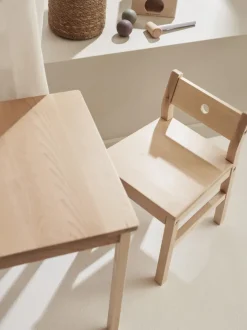 Mesa infantil de madera de haya Saga
