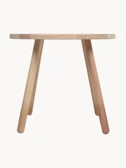 Mesa infantil redonda de madera de caucho Dilcia