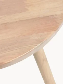 Mesa infantil redonda de madera de caucho Dilcia