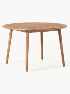 Mesa para exterior redonda de madera de acacia Marc, tamaños diferentes