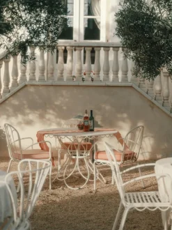 Mesa redonda para exterior Al Fresco, Ø 80 cm