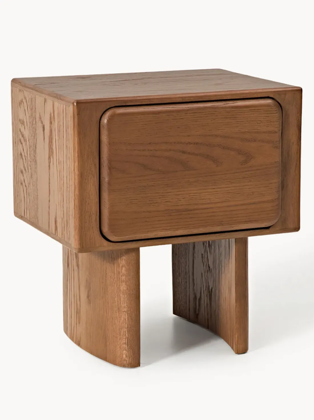 Mesita de noche de madera de roble Chandler