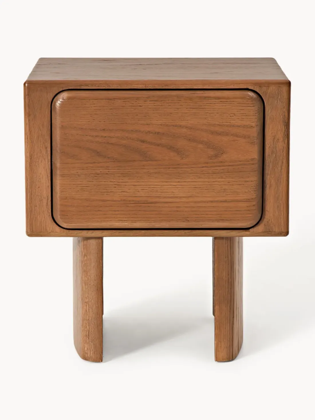 Mesita de noche de madera de roble Chandler
