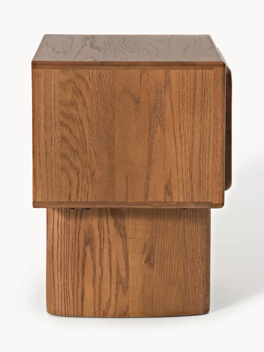 Mesita de noche de madera de roble Chandler