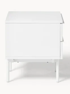 Mesita de noche de madera Elona