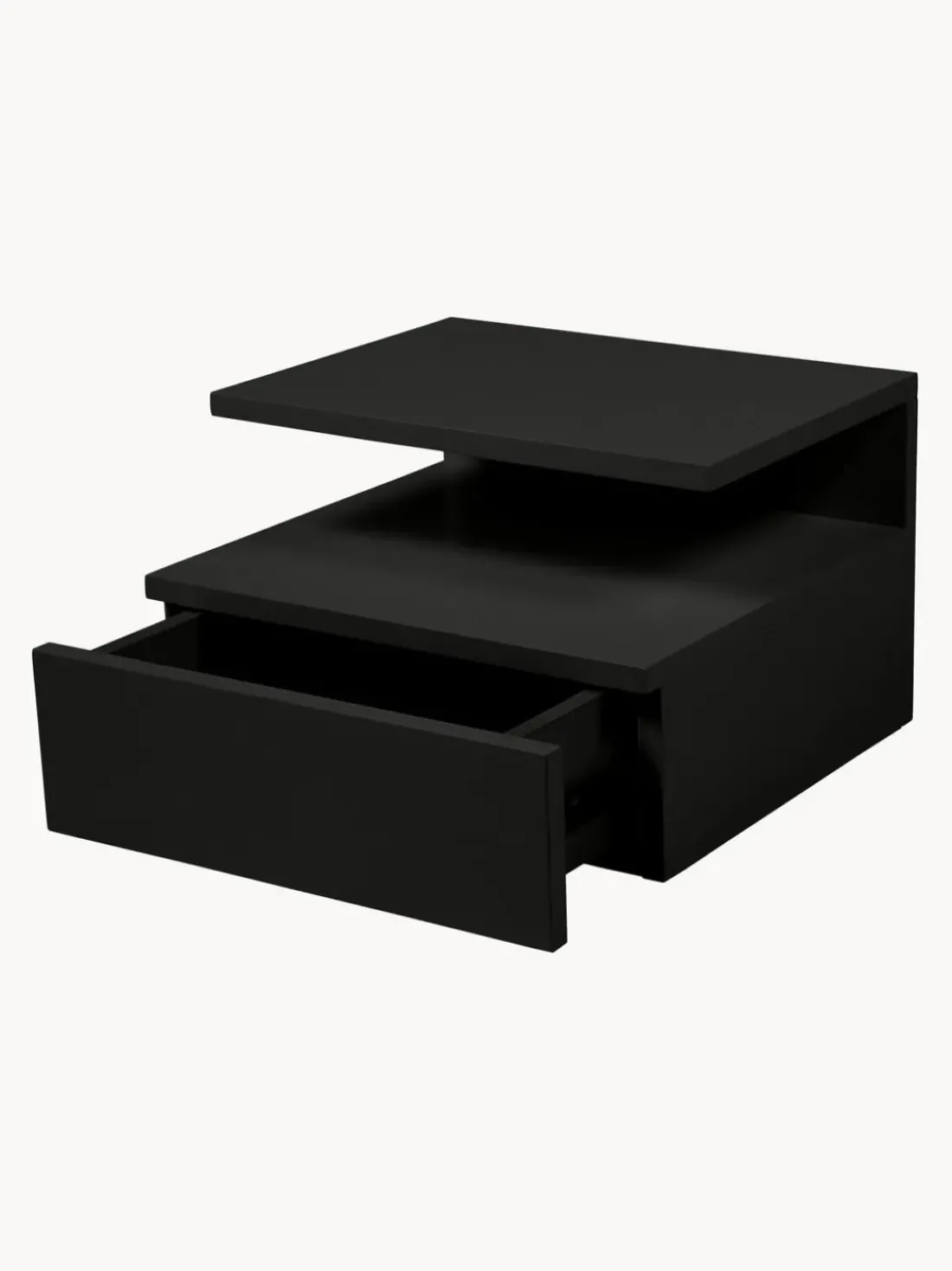Mesita de noche de pared con cajón Ashlan