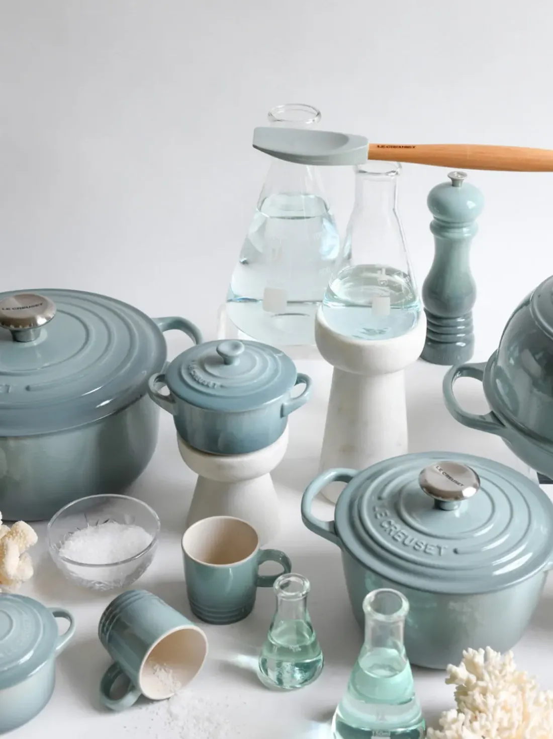 Molinillo de sal con mecanismo de cerámica Creuset