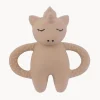 Mordedor de goma pintado a mano Rose