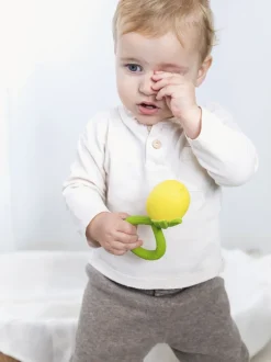 Mordedores para bebé artesanales con sonajero Newborn, 3 uds.