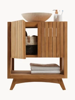 Mueble bajo lavabo de madera de teca Kuveni , 70 cm