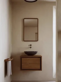 Mueble bajo lavabo de madera de teca Kenta