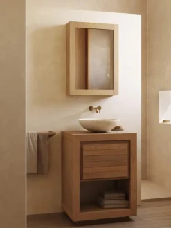 Mueble de baño de pared con espejo Plubia