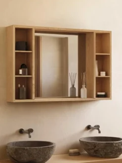 Mueble de baño de pared con espejo Parana