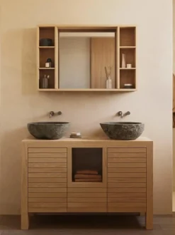 Mueble de baño de pared con espejo Parana