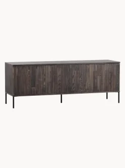 Mueble TV de madera de fresno Avourio, 3 puertas