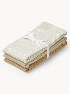 Muselinas para bebé de algodón ecológico Camel, 3 uds.
