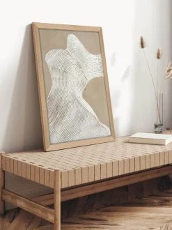 Nordic Art / Raw shape 3 / 30x40 CM / Marco de roble