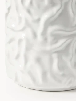 Olla mediana Swoon - Blanco brillante