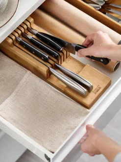 Organizador de cuchillos de bambú DrawerStore