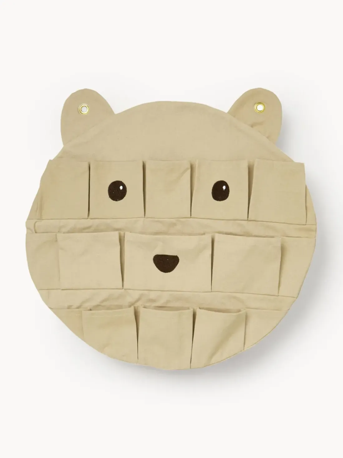 Organizador de pared de algodón ecológico Bear