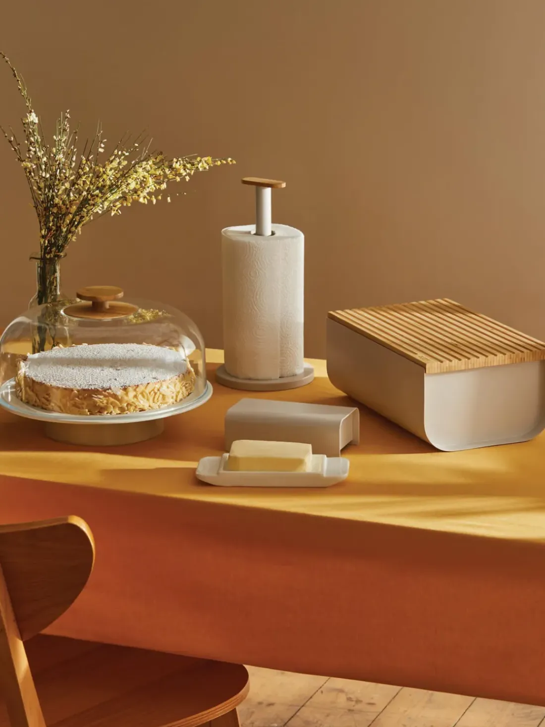 Panera con tapadera de bambú Mattina
