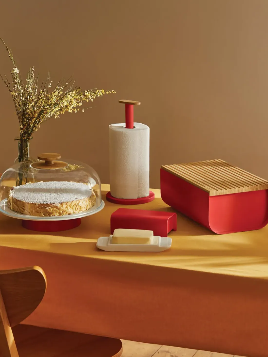 Panera con tapadera de bambú Mattina