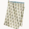 Paño de cocina artesanal con estampado floral Lulu