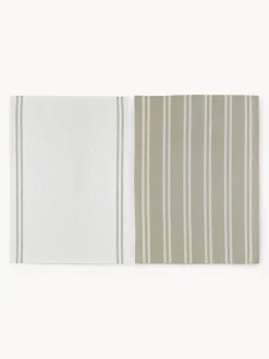 Paños de cocina de algodón a rayas Soft Tools, 2 uds.