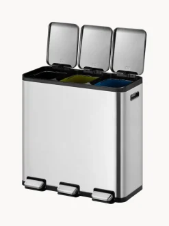 Papelera con pedal EcoCasa, 3x15 L