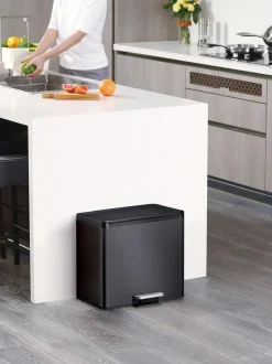 Papelera con pedal Essential 20 L + 9 L