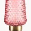 Pequeña lámpara de mesa LED Glamour, portátil, con función de temporizador
