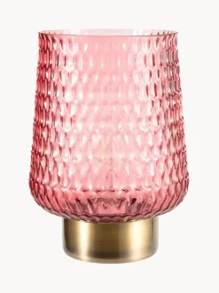 Pequeña lámpara de mesa LED Glamour, portátil, con función de temporizador