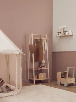 Perchero infantil de madera de haya Saga