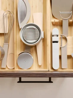 Pinzas para servir de madera de haya Singles