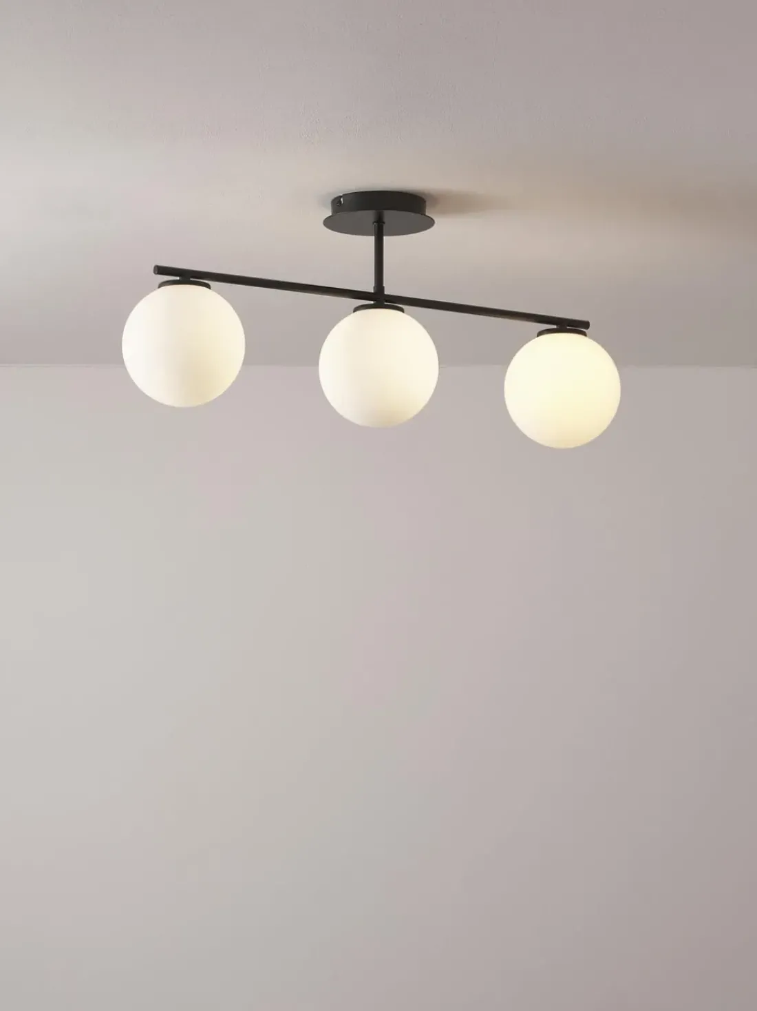 Plafón de vidrio opalino Atlanta