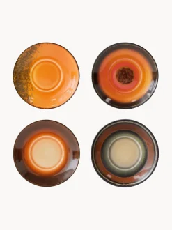 Platitos artesanales 70's, 4 uds.