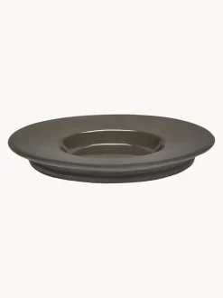 Platitos espresso de porcelana con esmalte reactivo Dune, 2 uds.