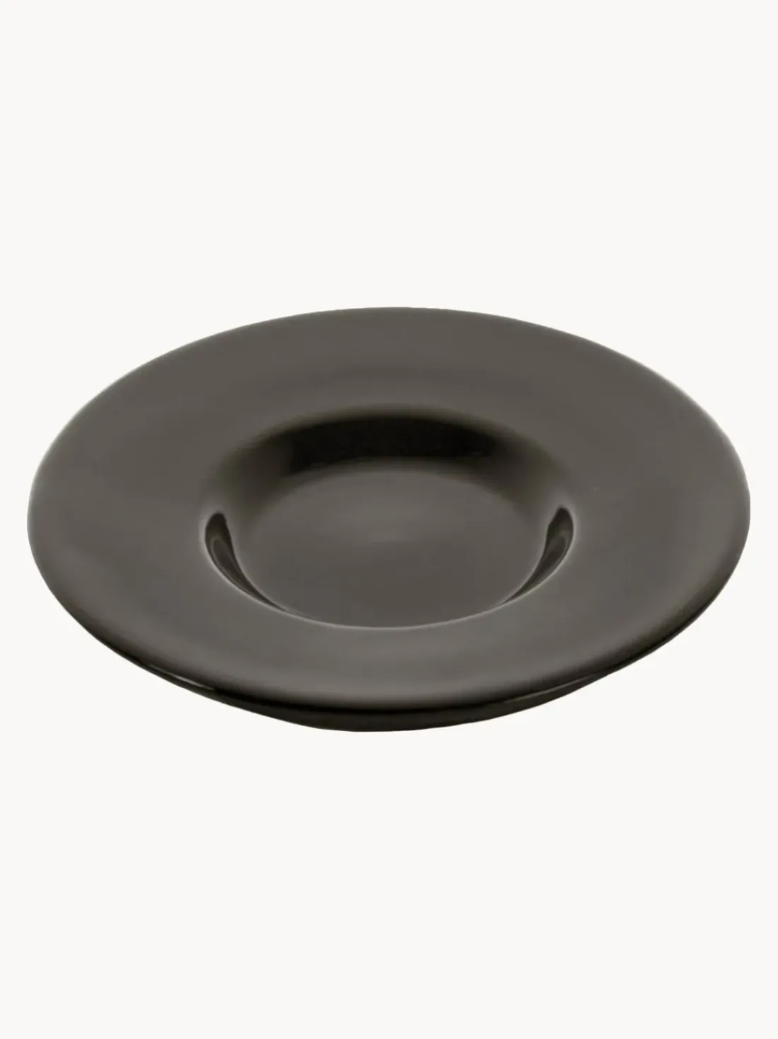 Platitos espresso de porcelana con esmalte reactivo Dune, 2 uds.