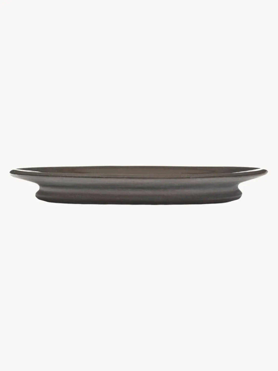 Platitos espresso de porcelana con esmalte reactivo Dune, 2 uds.