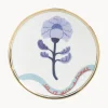Plato artesanal de porcelana Peony
