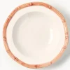 Plato hondo pintado a mano Bamboo