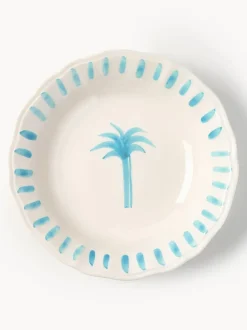 Plato hondo pintado a mano The Palms