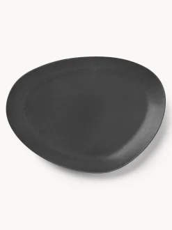Plato llano con forma orgánica artesanal Limfjord