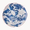 Plato llano de porcelana Classic On Acid
