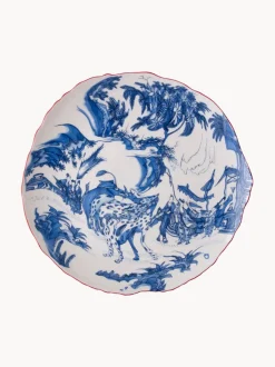 Plato llano de porcelana Classic On Acid