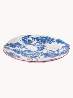 Plato llano de porcelana Classic On Acid