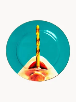 Plato llano de porcelana Drill