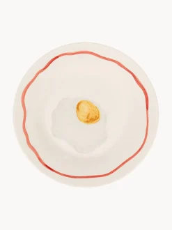 Plato postre pintado a mano Oeuf